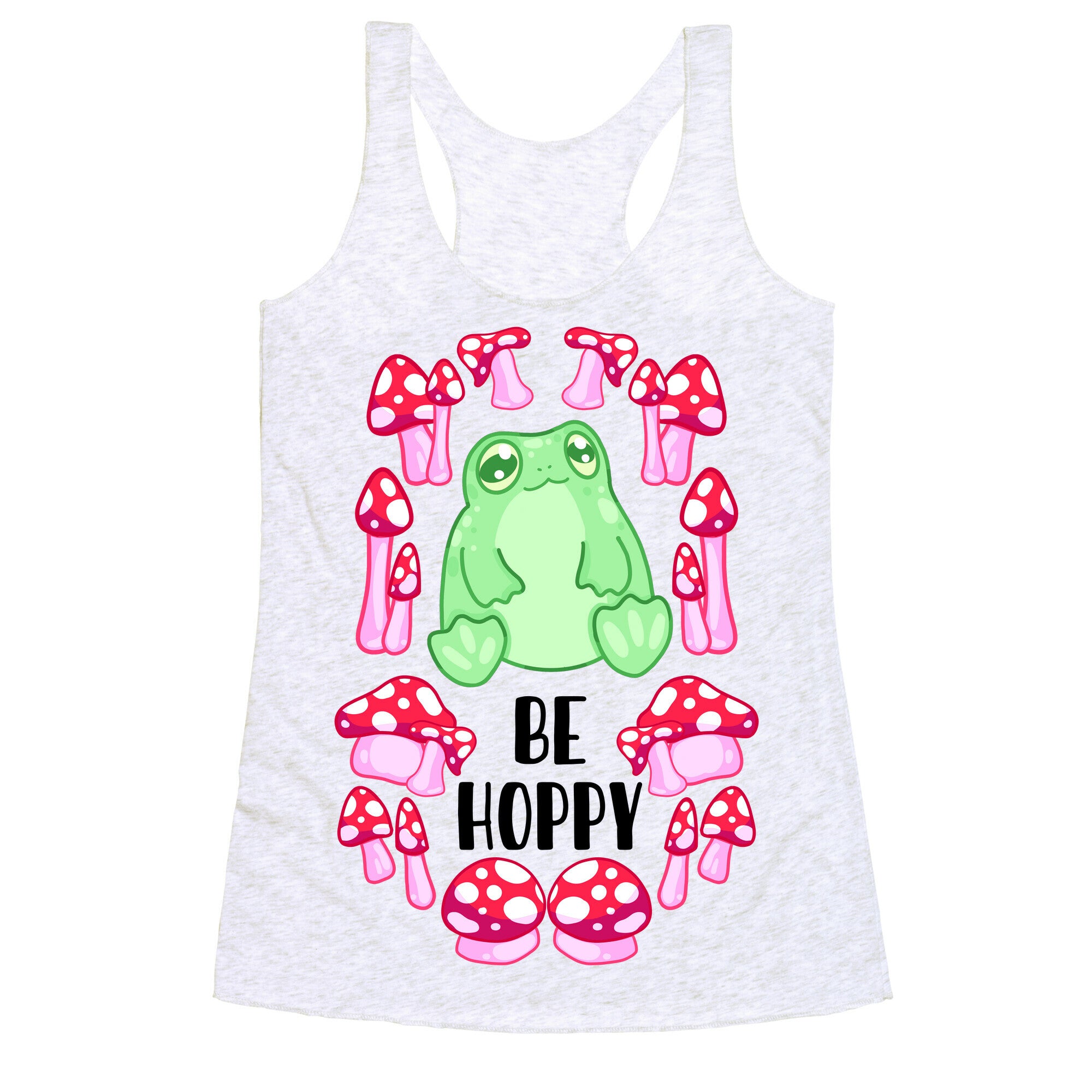 Be Hoppy Frog Racerback Tank